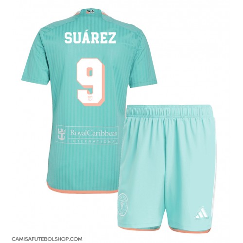 Camisa de time de futebol Inter Miami Luis Suarez #9 Replicas 3º Equipamento Infantil 2024-25 Manga Curta (+ Calças curtas)